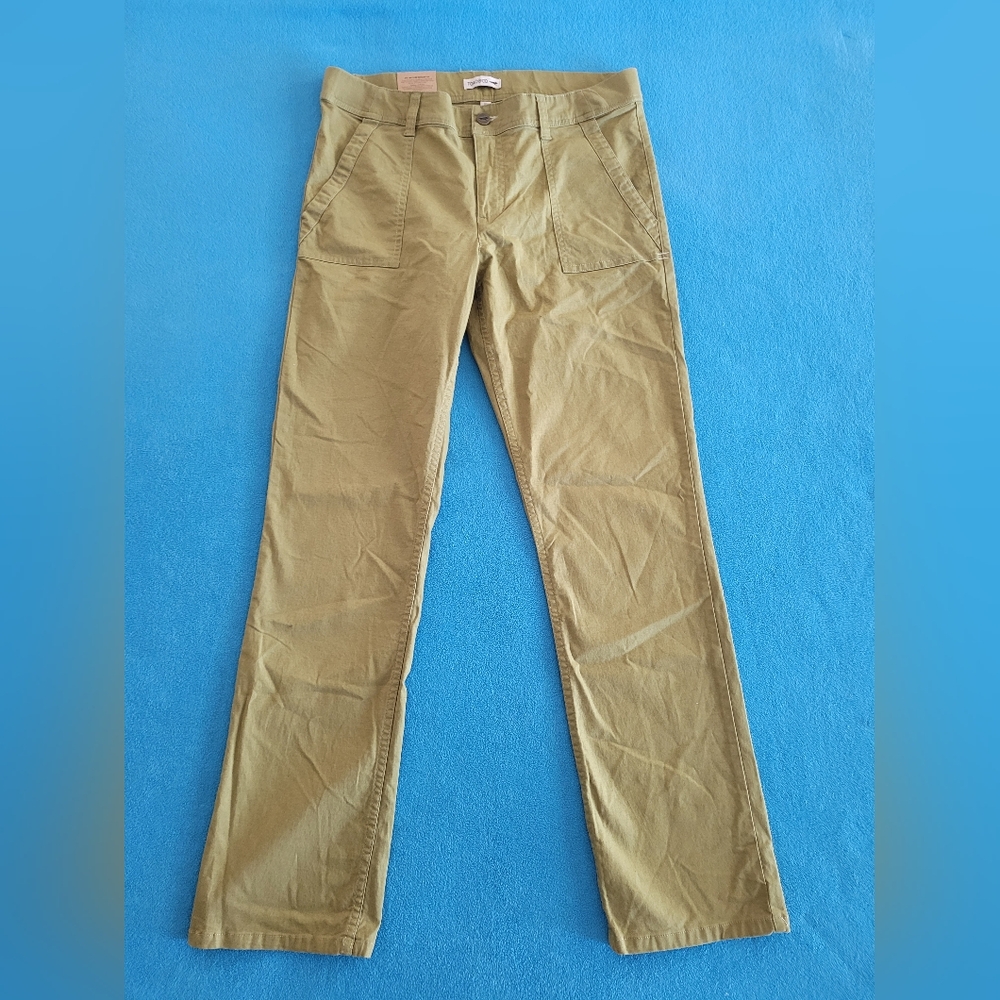 Toad&Co Olive Straight Leg Pants Miracles style.